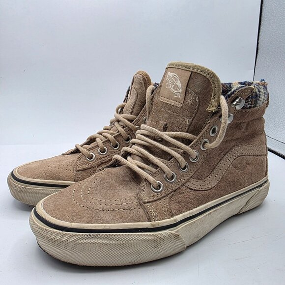Vans Sk8 Hi MTE Scotchgard Womens Size 6 Brown Outdoors Shoes Hiking Camping - Picture 4 of 13